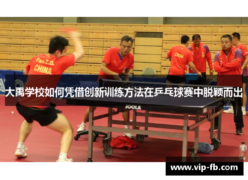 大禹学校如何凭借创新训练方法在乒乓球赛中脱颖而出